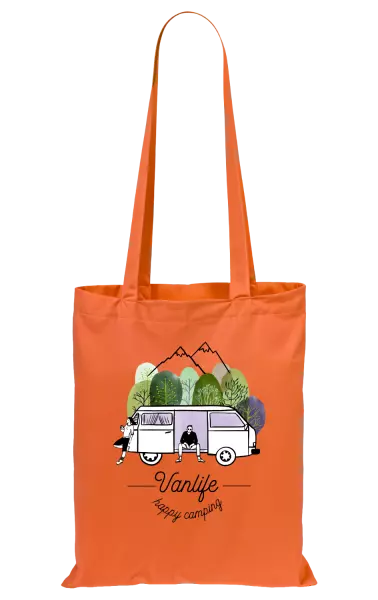 Látková taška Vanlife happy camping