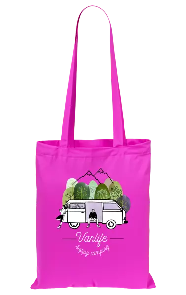 Látková taška Vanlife happy camping