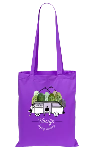 Látková taška Vanlife happy camping