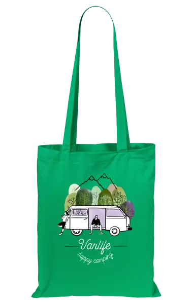 Látková taška Vanlife happy camping