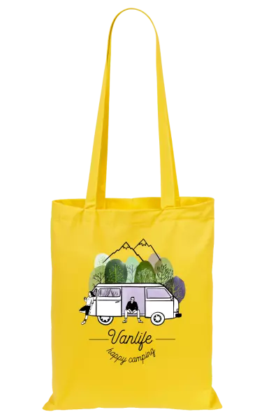 Látková taška Vanlife happy camping