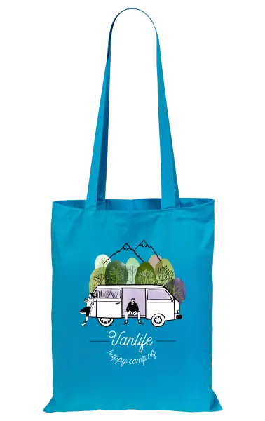 Látková taška Vanlife happy camping