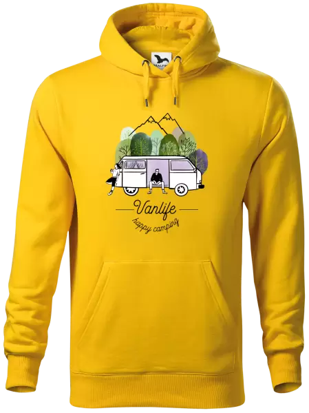 Pánská mikina Vanlife happy camping