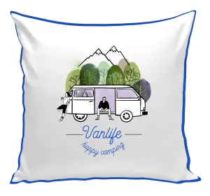 Polštář Vanlife happy camping