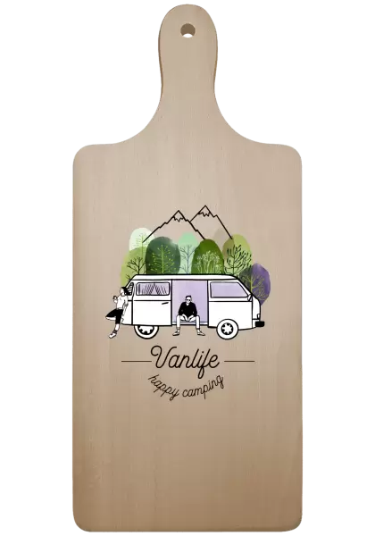 Prkénko Vanlife happy camping