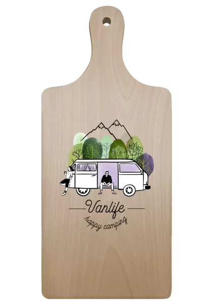 Prkénko Vanlife happy camping