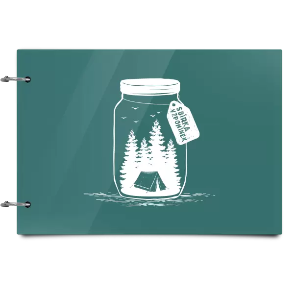 Plexi album se sponami Sbírka vzpomínek