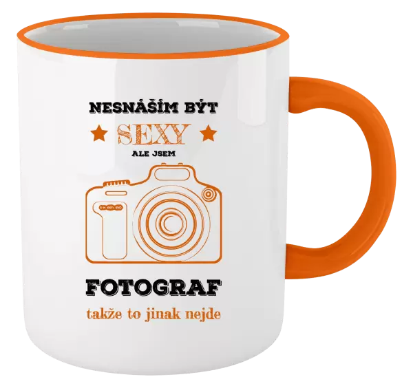 Hrnek Nesnáším být sexy, ale jsem fotograf