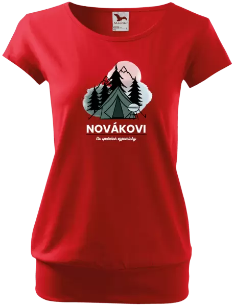 Dámské tričko Stanování