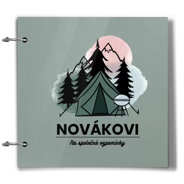 Plexi album se sponami Stanování