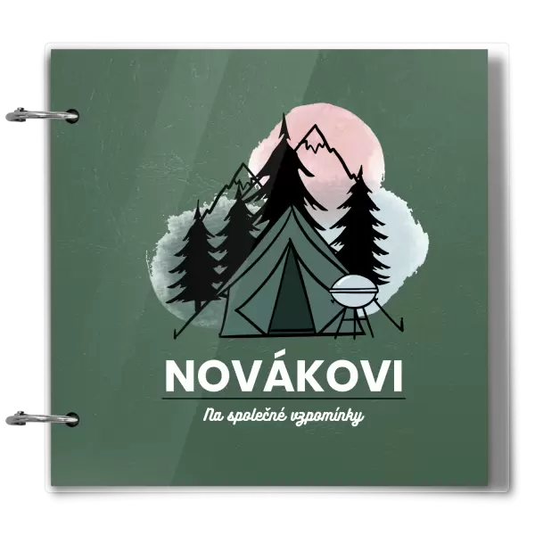 Plexi album se sponami Stanování