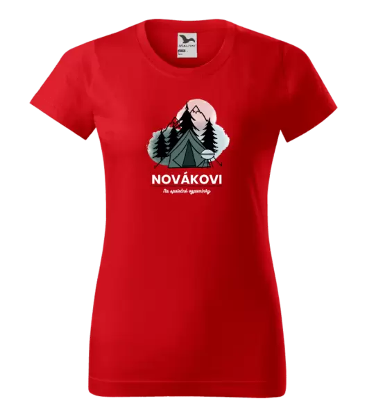 Dámské tričko Stanování