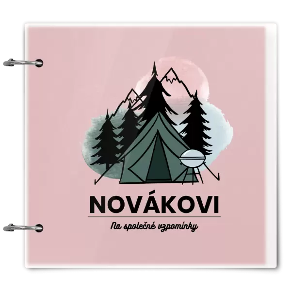 Plexi album se sponami Stanování