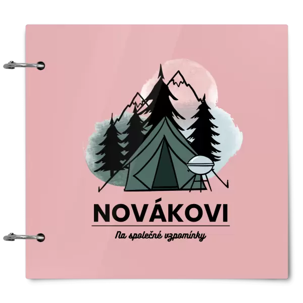 Plexi album se sponami Stanování