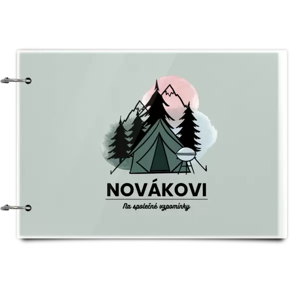Plexi album se sponami Stanování