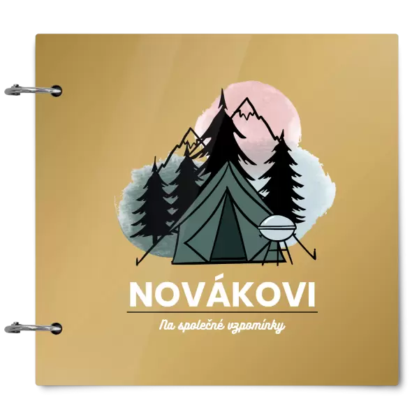 Plexi album se sponami Stanování