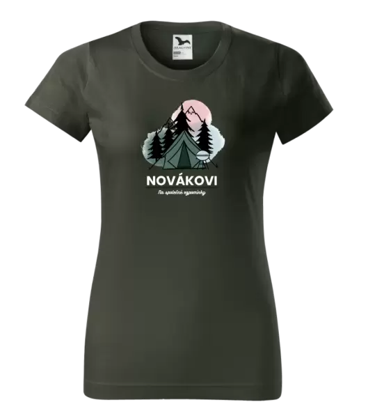 Dámské tričko Stanování