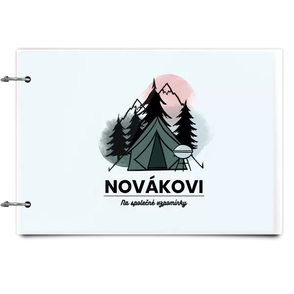 Plexi album se sponami Stanování