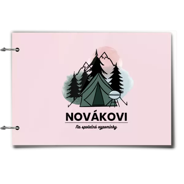 Plexi album se sponami Stanování