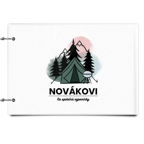 Plexi album se sponami Stanování