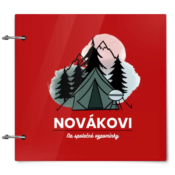 Plexi album se sponami Stanování