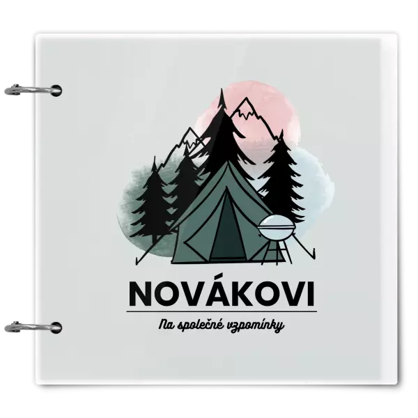 Plexi album se sponami Stanování