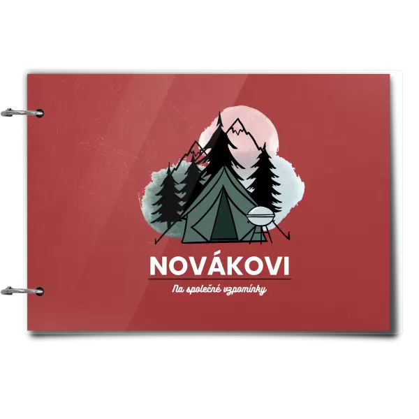 Plexi album se sponami Stanování