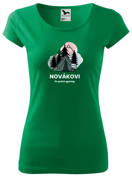 Dámské tričko Stanování