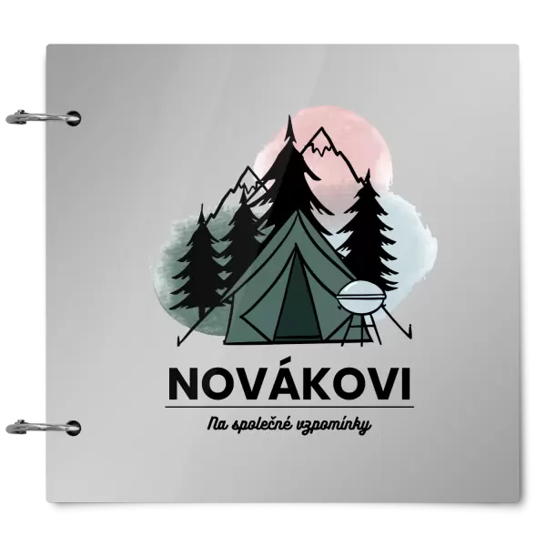 Plexi album se sponami Stanování