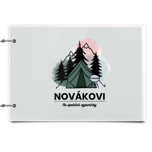 Plexi album se sponami Stanování