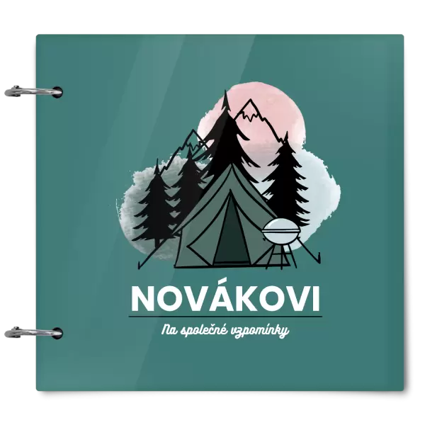 Plexi album se sponami Stanování