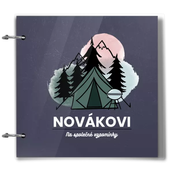 Plexi album se sponami Stanování