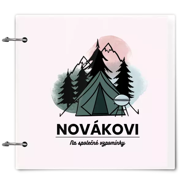 Plexi album se sponami Stanování