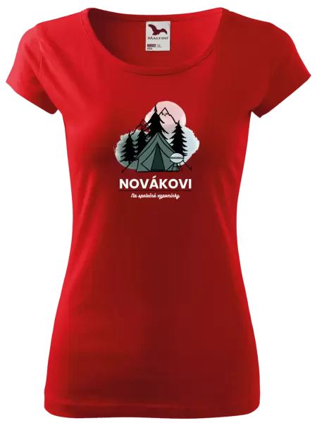 Dámské tričko Stanování