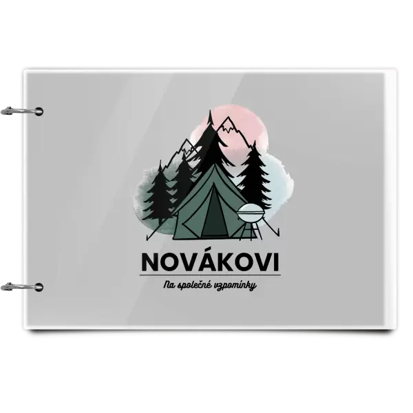 Plexi album se sponami Stanování