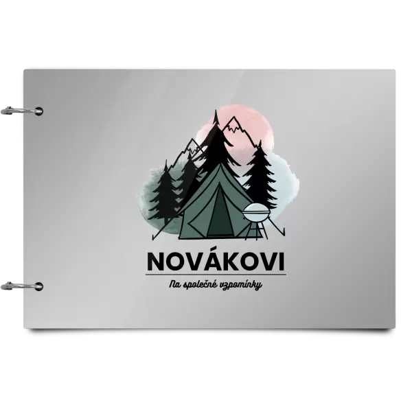 Plexi album se sponami Stanování