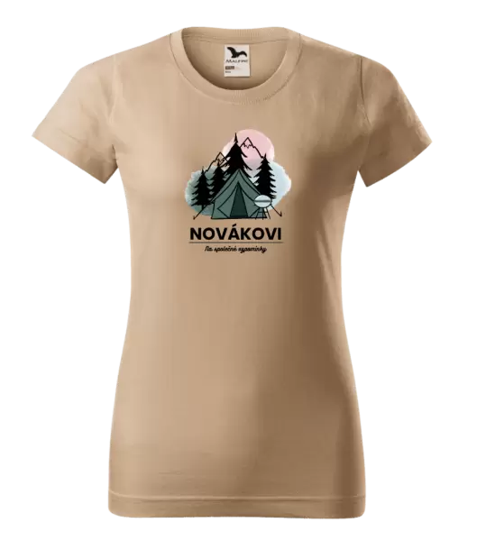 Dámské tričko Stanování