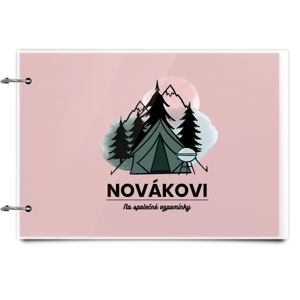 Plexi album se sponami Stanování