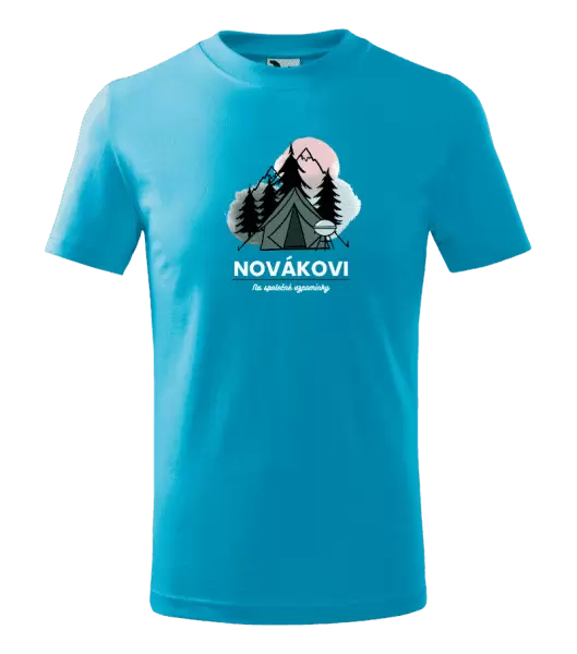 Dětské tričko Stanování