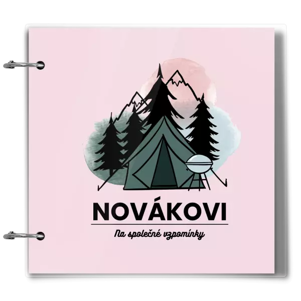 Plexi album se sponami Stanování