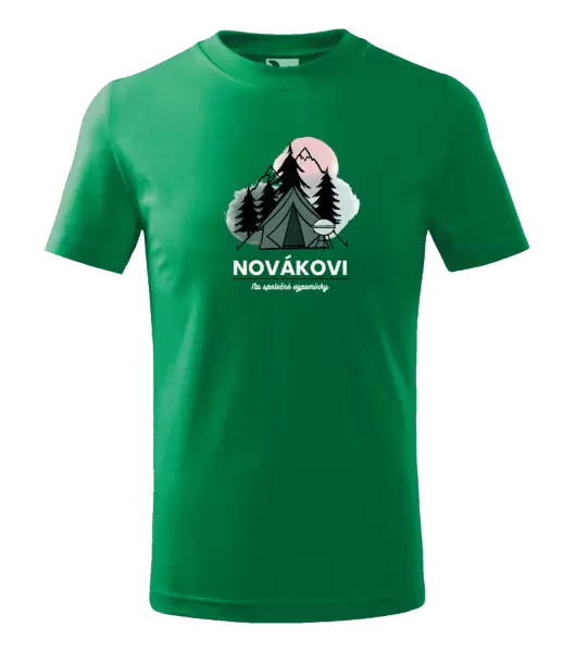 Dětské tričko Stanování
