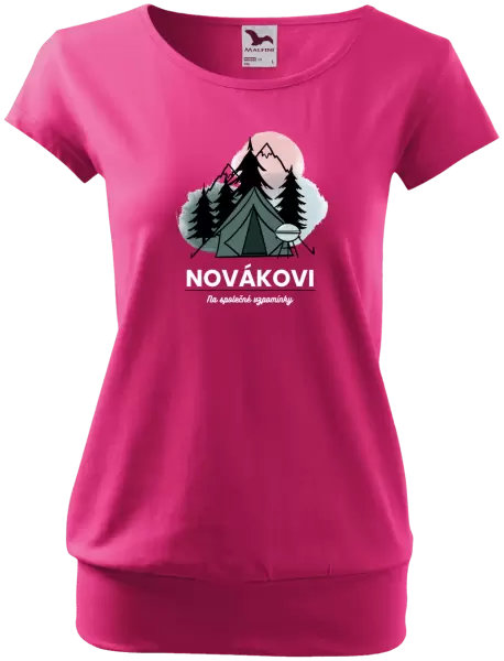 Dámské tričko Stanování