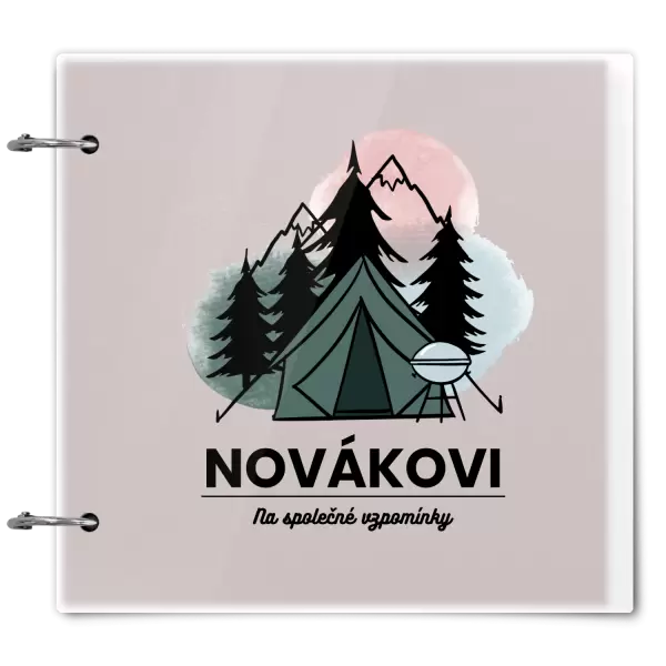 Plexi album se sponami Stanování