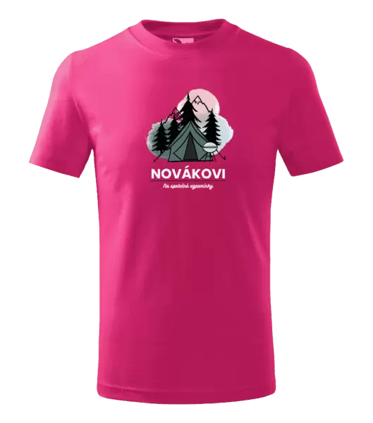 Dětské tričko Stanování