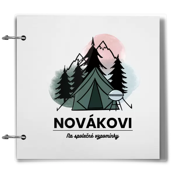 Plexi album se sponami Stanování