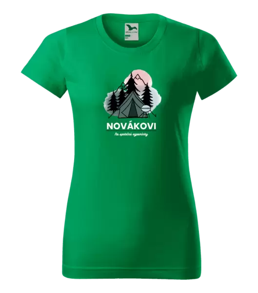 Dámské tričko Stanování