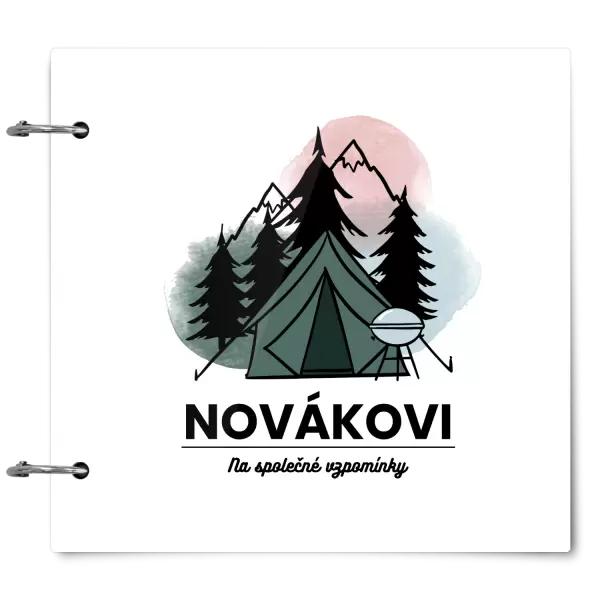 Plexi album se sponami Stanování