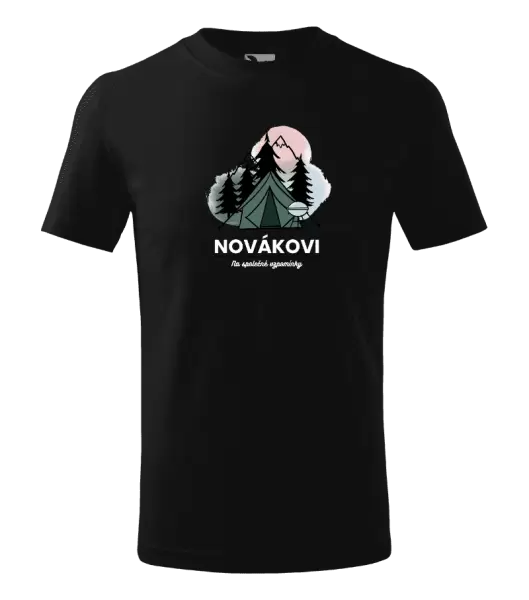 Dětské tričko Stanování