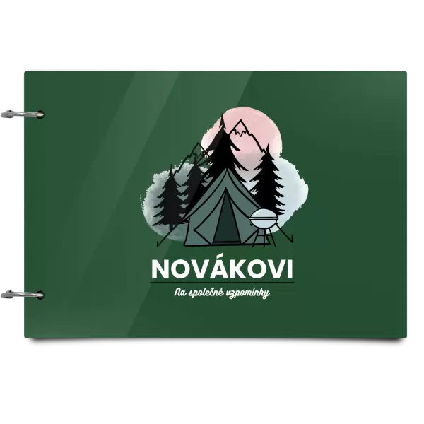 Plexi album se sponami Stanování