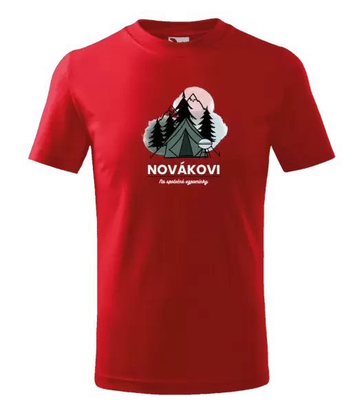 Dětské tričko Stanování